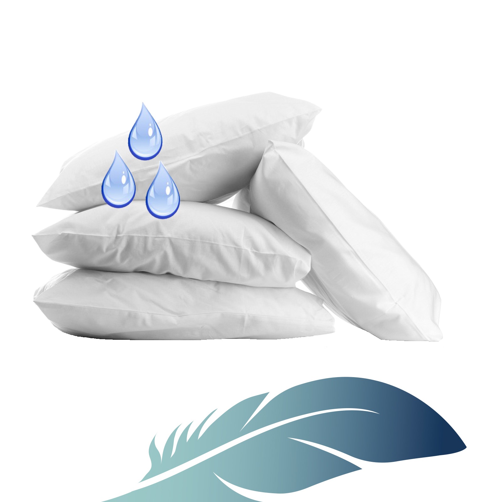 Fundas de Almohada impermeables Molton | Protector de Almohada impermeables Molton 60 x 70 cm main product photo