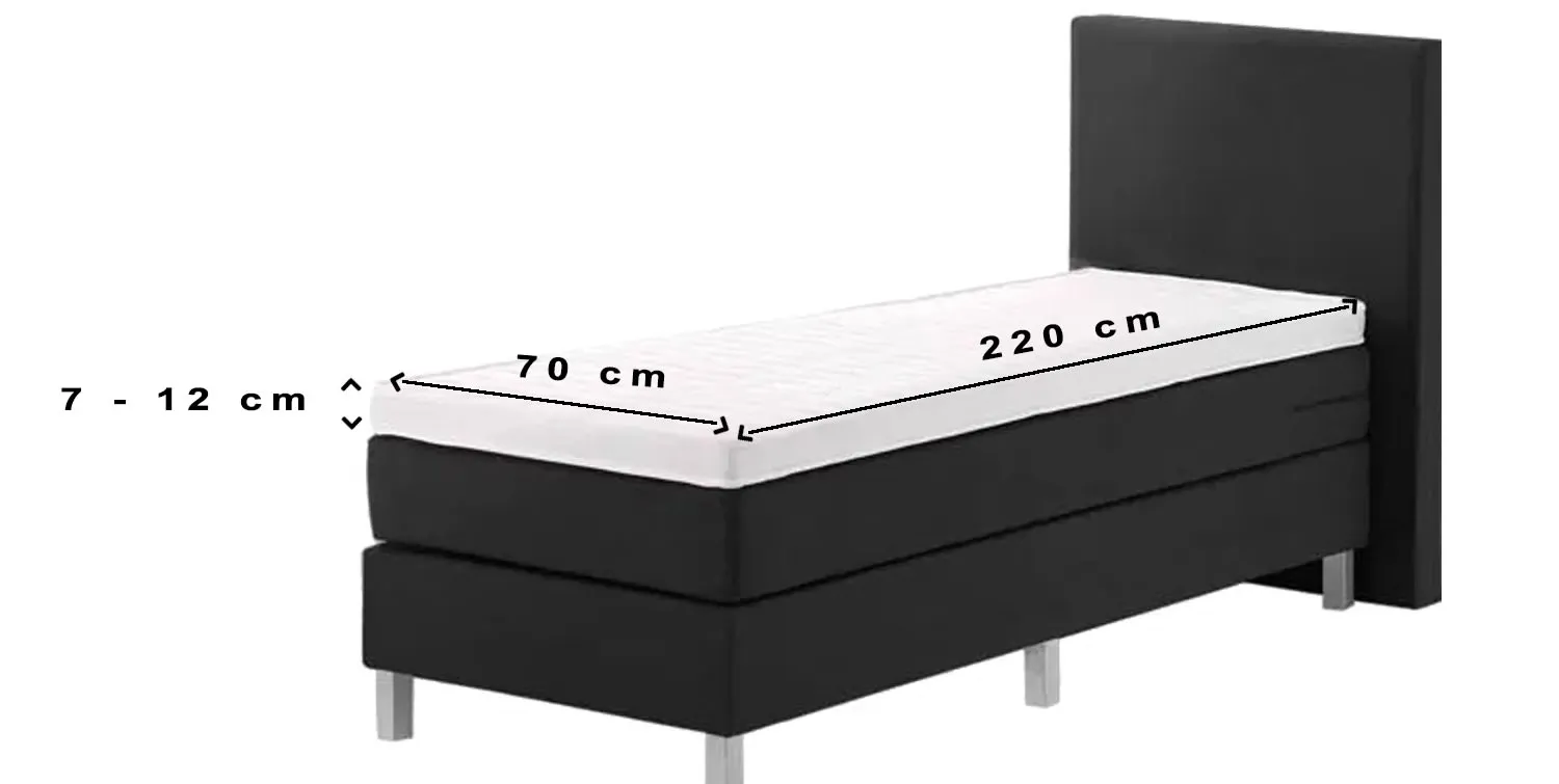 Eleganzzz Topper Hoeslaken Jersey Katoen Stretch - licht blauw 140x210