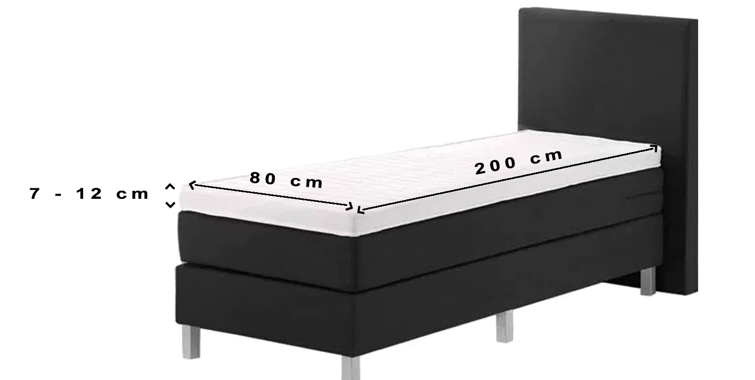 Passend voor topper matrassen van 80x200 cm