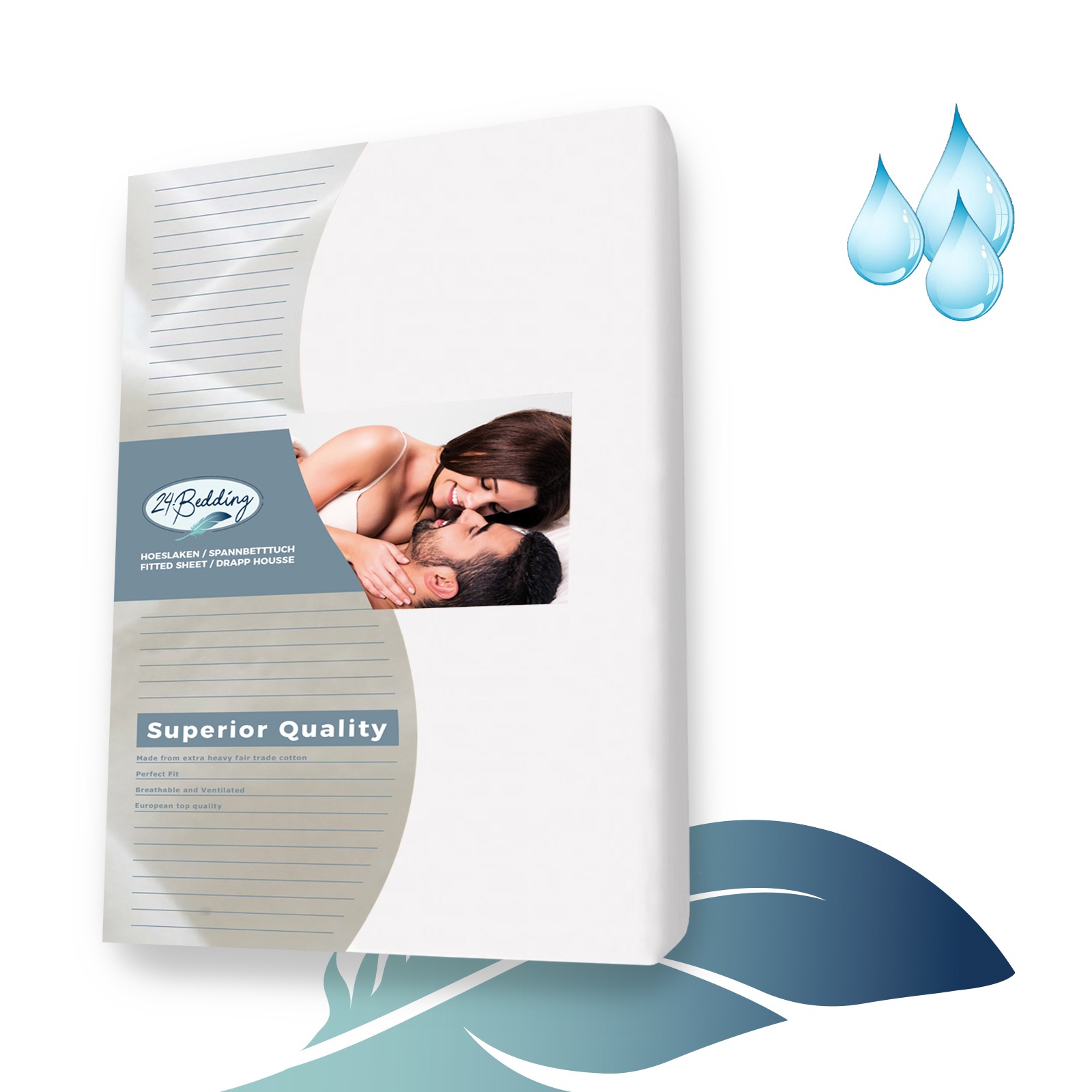 Waterdicht - incontinentie - hoeslaken Jersey 80 x 200 cm main product photo